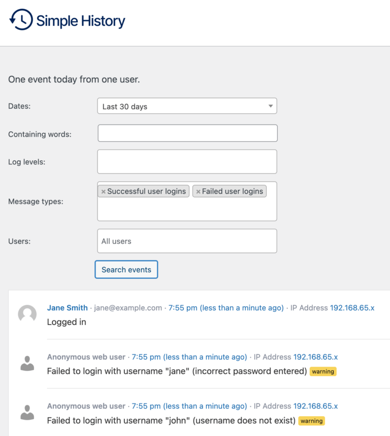 HIPAA Compliance with Simple History - Simple History