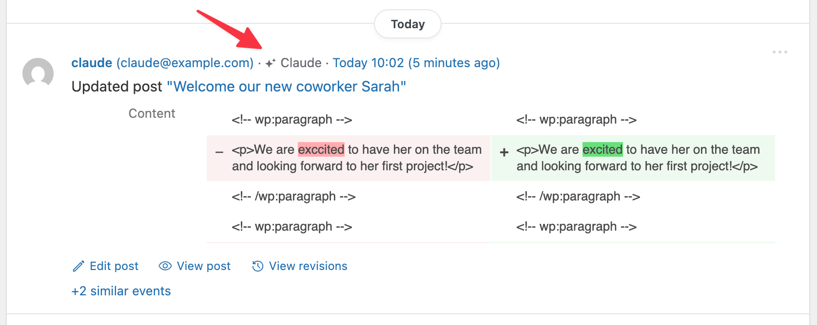 Simple History 5.27.0 Released — AI Agent Attribution and Front-and-Center Action Links